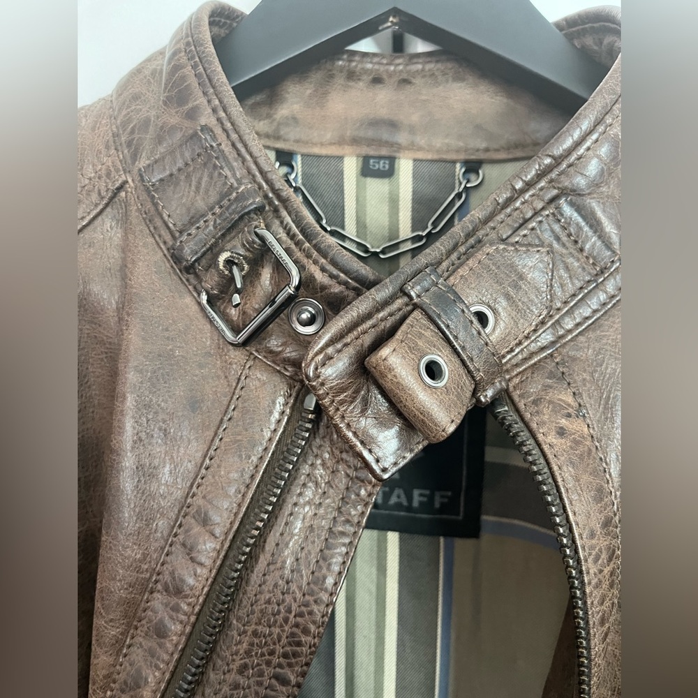 Belstaff Moto Leather Jacket Size 56 View 3